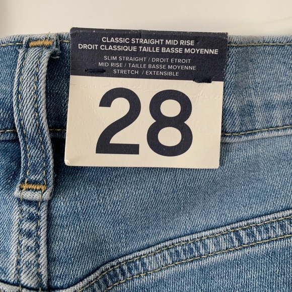 GAP 28/6 Light wash classic straight jeans - Picture 5 of 6